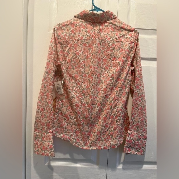 Caribbean Joe floral button up blouse BNWT - Picture 8 of 8